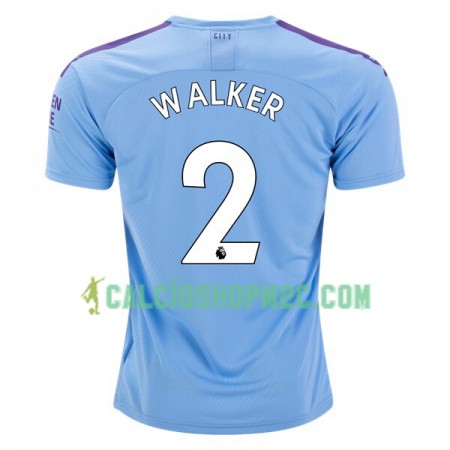 Manchester City Walker 2 Maglia Prima 2019/2020 Manica Corta 
